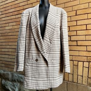 Multicolor doble breast blazer size 12